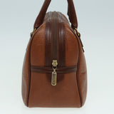 Luxury BurberrySs Hand Bag Leather Brown Auth hk1457