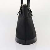 Luxury BurberrySs Nova Check Blue Label Tote Bag Nylon Beige Black Auth hk1462