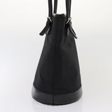 Luxury BurberrySs Nova Check Blue Label Tote Bag Nylon Beige Black Auth hk1462