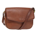 Luxury BurberrySs Shoulder Bag Leather Brown Auth hk1530