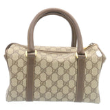 Gucci GG Canvas Hand Bag Beige hk233