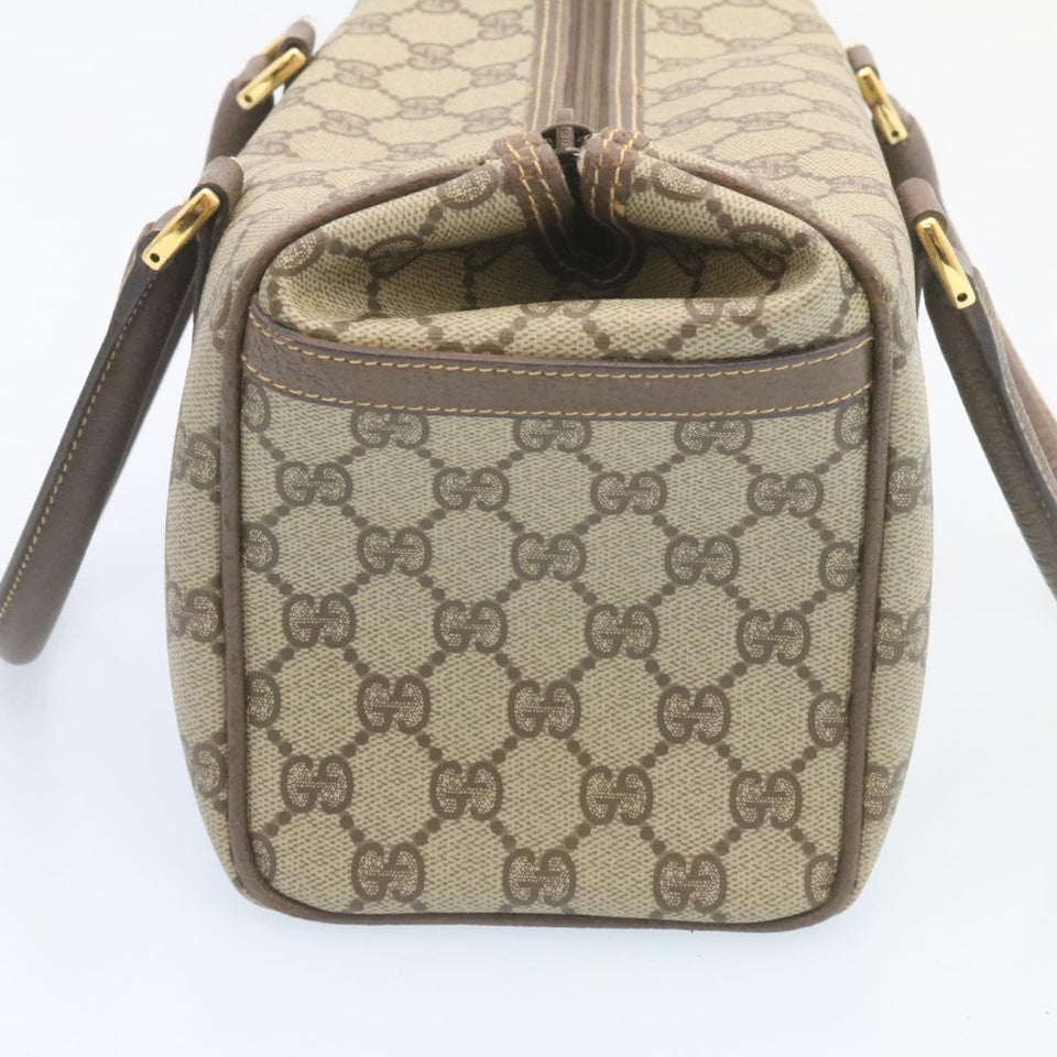 Gucci GG Canvas Hand Bag Beige hk233