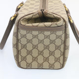 Gucci GG Canvas Hand Bag Beige hk233