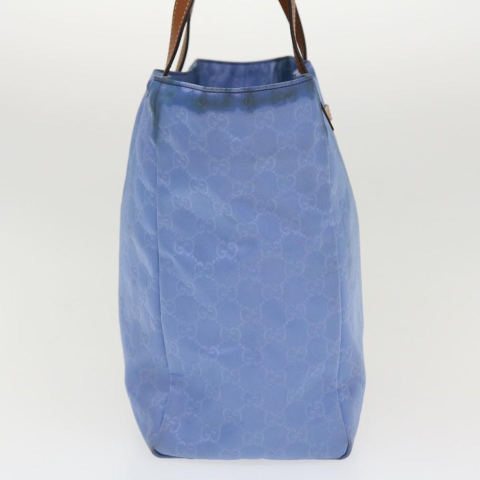 Gucci GG Canvas Tote Bag Light Blue 282439 hk625