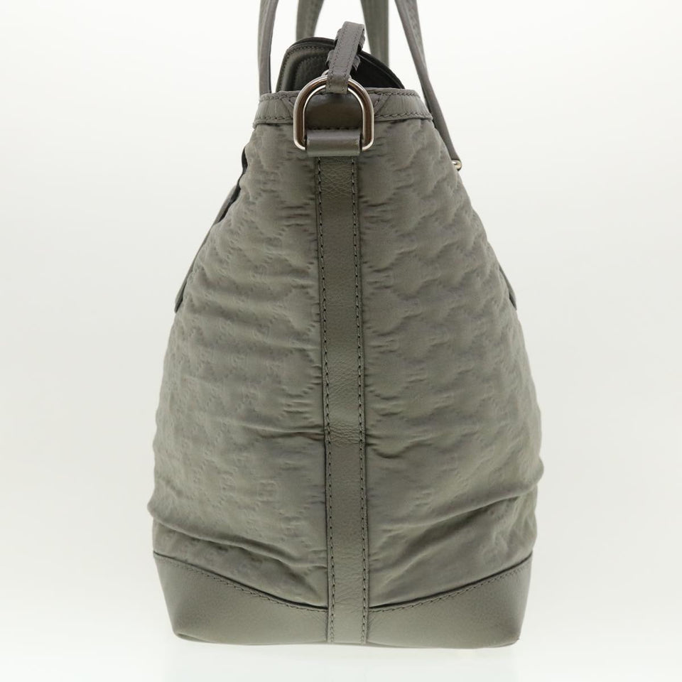 Gucci GG Canvas Shoulder Bag Gray 241102 hk673