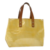 Louis Vuitton Monogram Vernis Reade PM Hand Bag Perle LV Auth hk740