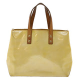 Louis Vuitton Monogram Vernis Reade PM Hand Bag Perle LV Auth hk740