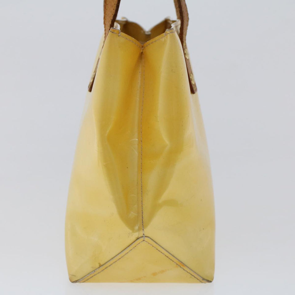 Louis Vuitton Monogram Vernis Reade PM Hand Bag Perle LV Auth hk740