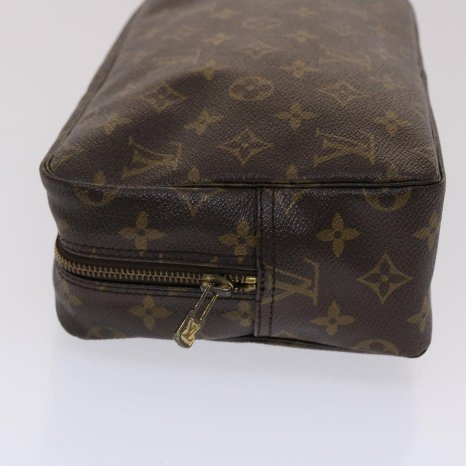 Louis Vuitton Monogram Trousse Toilette 28 Clutch Bag LV Auth hk769
