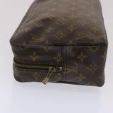 Louis Vuitton Monogram Trousse Toilette 28 Clutch Bag LV Auth hk769