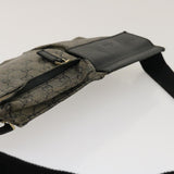 Gucci GG Canvas Waist Bag Black Gold hs1094
