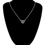 Chanel Coco Mark Heart Motif Necklace Pendant