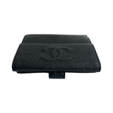 Chanel Coco Mark Matte Caviar Skin Wallet