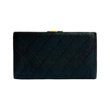 Chanel Bicolore Matte Caviar Skin Long Wallet