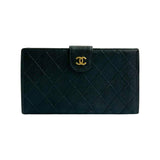 Chanel Bicolore Matte Caviar Skin Long Wallet