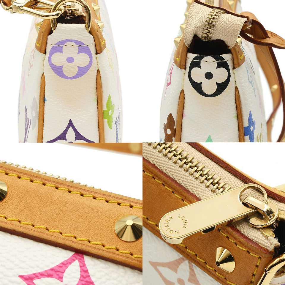 Louis Vuitton 2003 Monogram Multicolor Pochette Accessoires Clutch