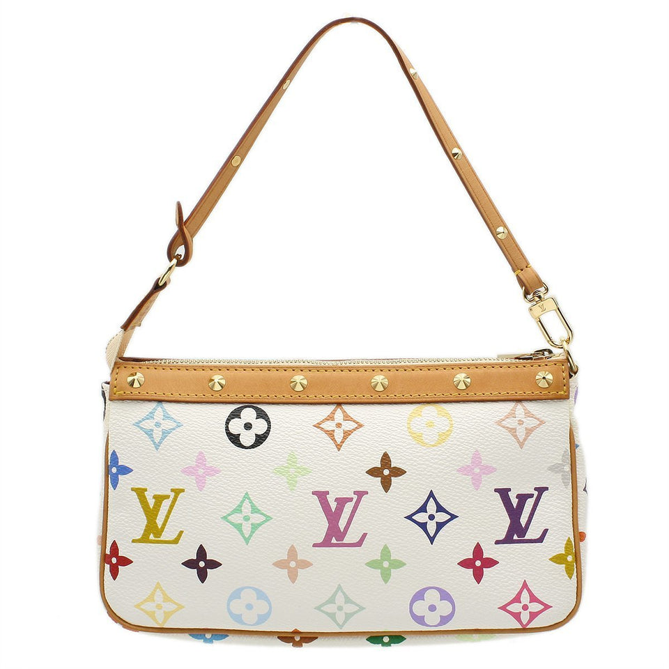 Louis Vuitton 2003 Monogram Multicolor Pochette Accessoires Clutch