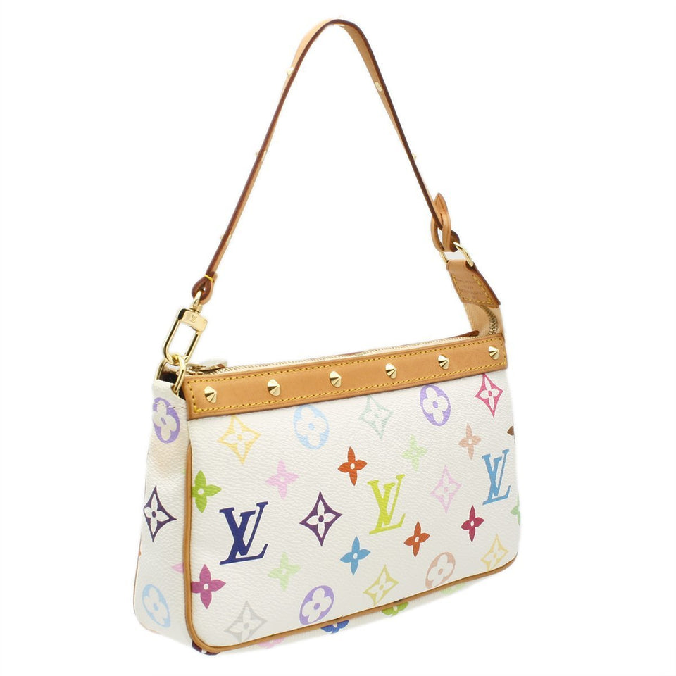 Louis Vuitton 2003 Monogram Multicolor Pochette Accessoires Clutch