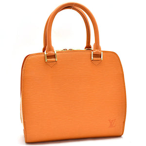 Louis Vuitton Orange Epi Pont Neuf Handbag M5205H