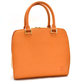 Louis Vuitton Orange Epi Pont Neuf Handbag M5205H