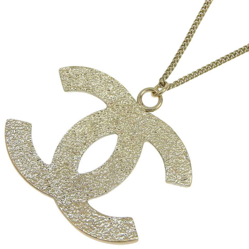 Chanel Gold Plated Coco Mark Necklace