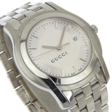 Gucci Watches Quartz 5500XL Stainless Steel Silver Silver dial mens
