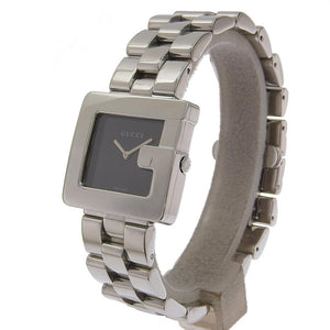 Gucci Watches Quartz 4600L Stainless Steel Silver black dial Women
