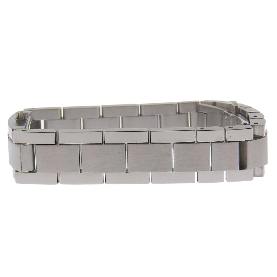 Gucci Watches Quartz 3600M Stainless Steel Silver G logo black dial Women