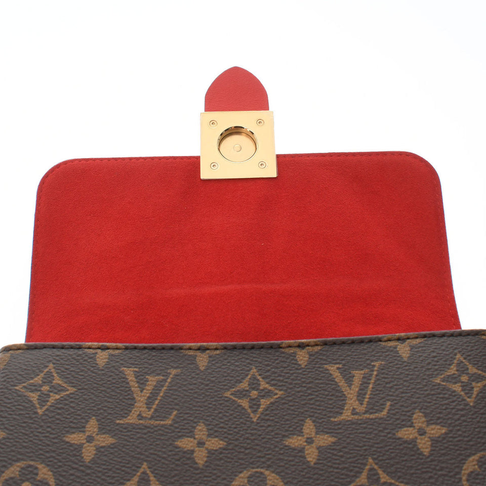 Louis Vuitton Monogram Locky BB Shoulder Bag Red