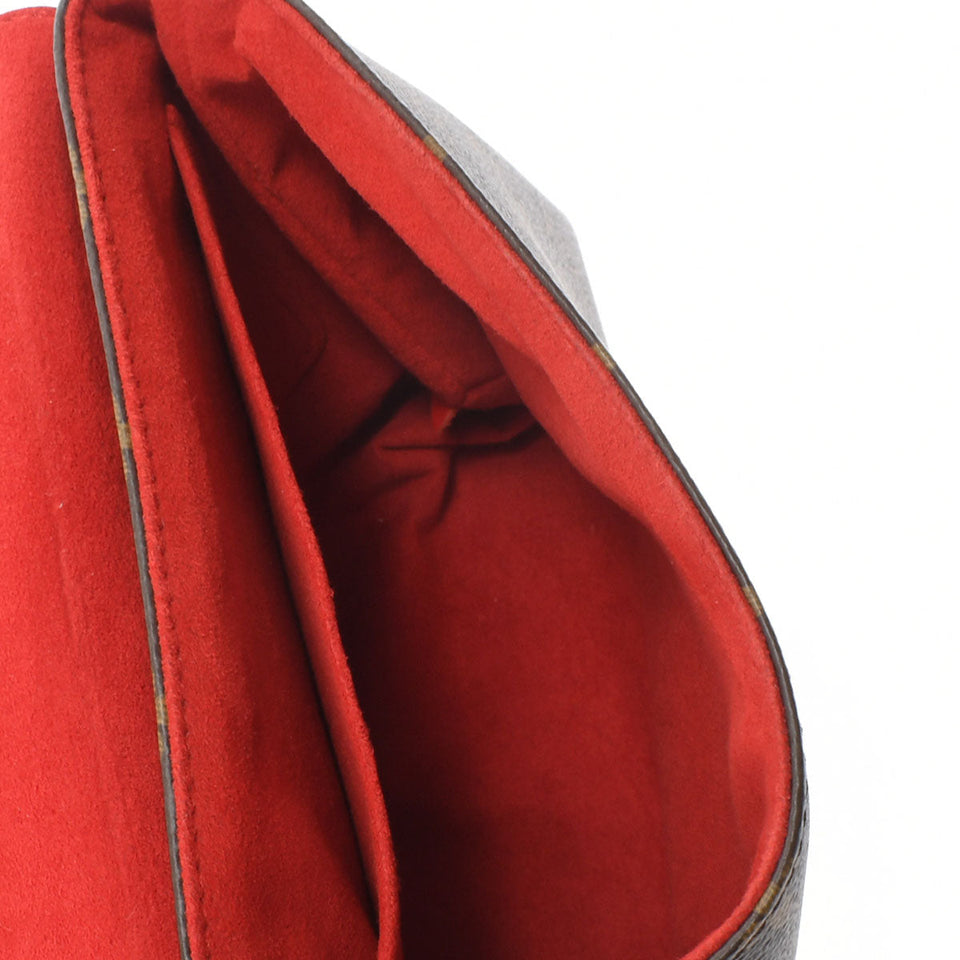 Louis Vuitton Monogram Locky BB Shoulder Bag Red