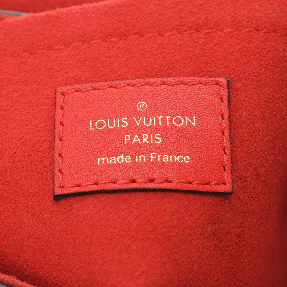 Louis Vuitton Monogram Locky BB Shoulder Bag Red