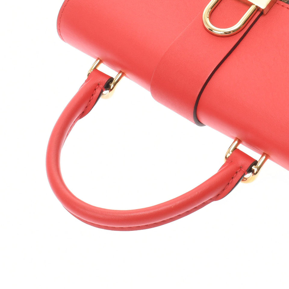 Louis Vuitton Monogram Locky BB Shoulder Bag Red