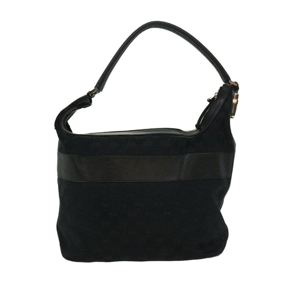Gucci GG Canvas Shoulder Bag Black 14298002058 im374