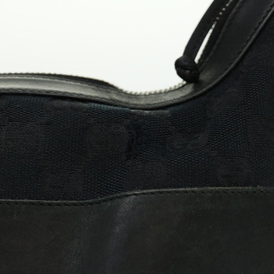 Gucci GG Canvas Shoulder Bag Black 14298002058 im374