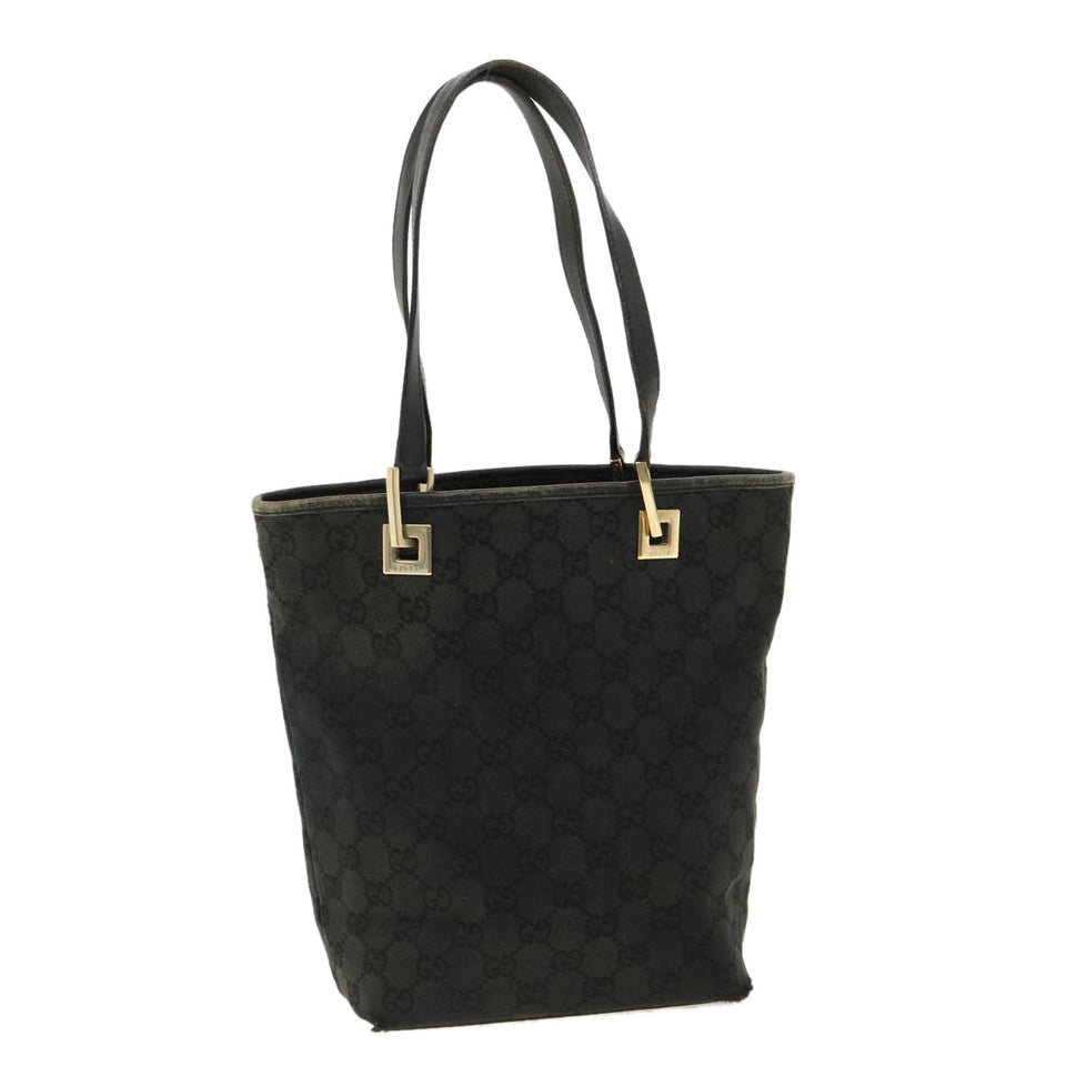 Gucci GG Canvas Tote Bag Black 002 1099 001998 im420