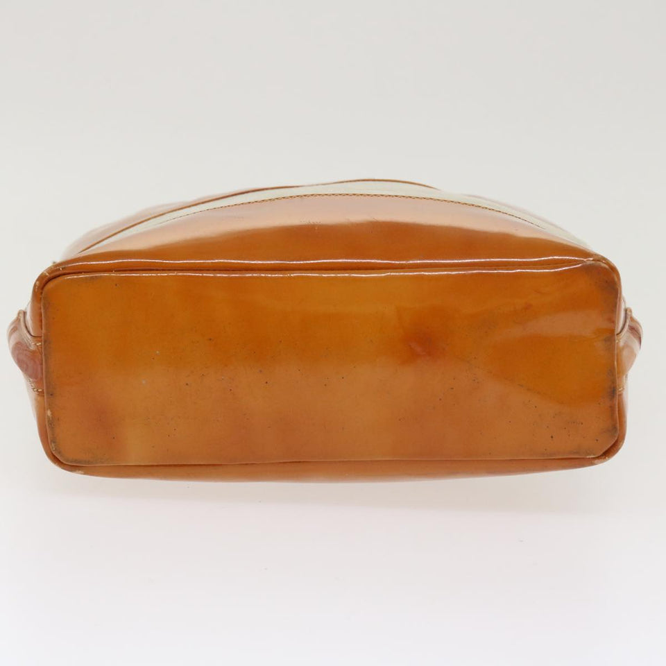 Gucci Shoulder Bag Enamel Suede Orange 000 1013 0555 im424