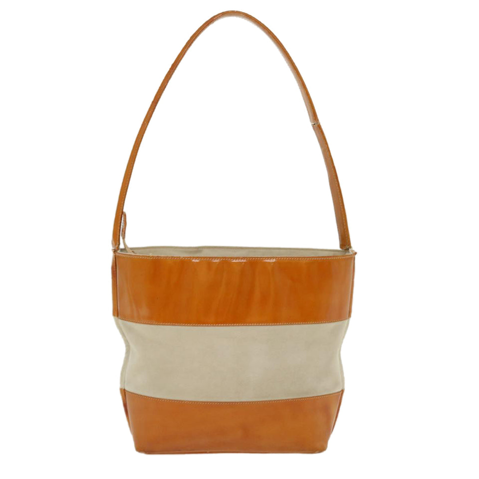 Gucci Shoulder Bag Enamel Suede Orange 000 1013 0555 im424