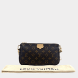 Louis Vuitton Pouchette w/Canvas Strap Clutch