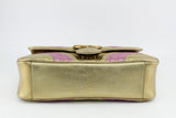 Gucci GG Marmont Small Shoulder bag Pink and Gold )