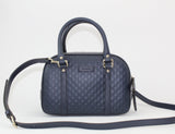 Gucci Guccissima Micro bag navy