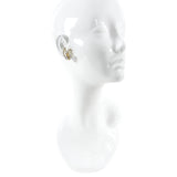 Dior Rhinestone and Goldtone Spray Clip on Earrings