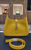 Gucci Jackie 1961 Yellow Small Leather bag with strap