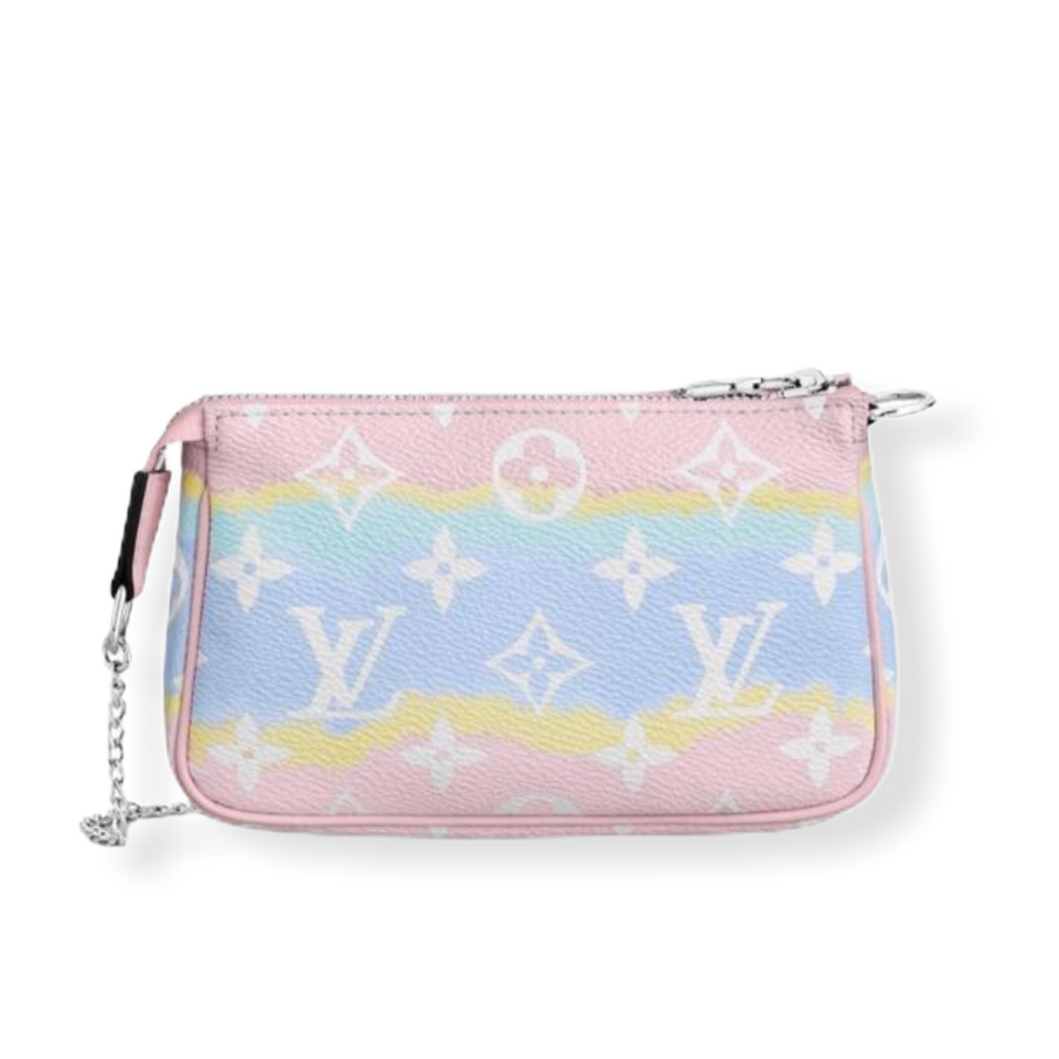 Louis Vuitton SS20 Escale Mini Pochette Accessories Pastel Clutch