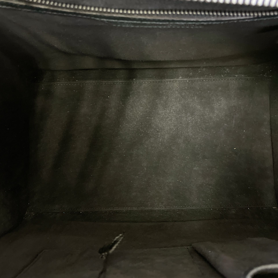 Luggage Mini Drummed Calfskin Black RHW