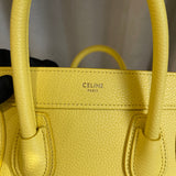 Nano Luggage Leather Citron GHW