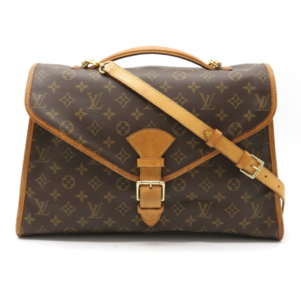 Louis Vuitton Beverley Briefcase Handbag Bag Business Bag 2 Way Brown Monogram