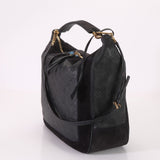 Louis Vuitton Monogram Implant Audacious MM Leather Shoulder Bag