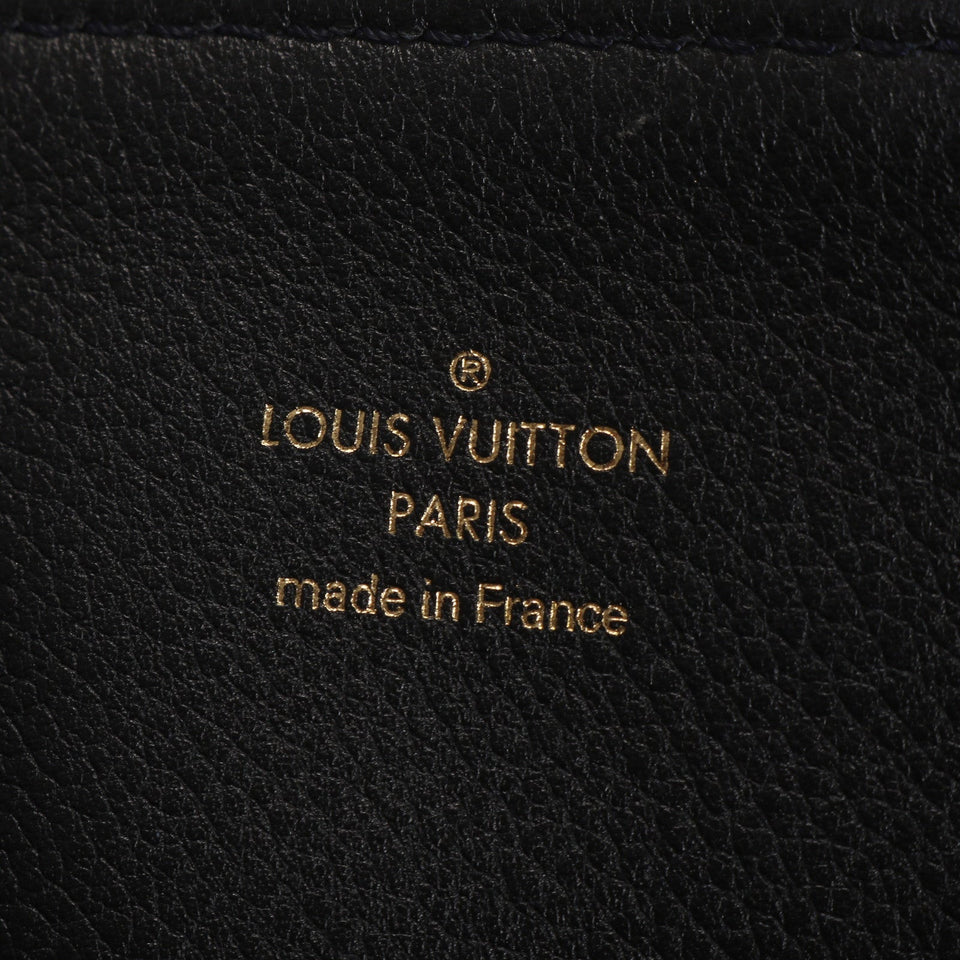 Louis Vuitton Monogram Implant Audacious MM Leather Shoulder Bag