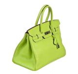HermesBirkin 35 Kiwi Lichen Candy Collection Bag