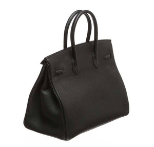 HermesBirkin 35 Noir Bag Togo GHW